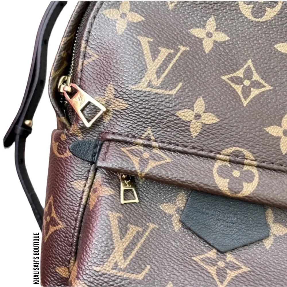 Like NEW!! LV Louis Vuitton PALM MONOGRAM SPRINGS MINI Backpack Bumbag Crossbody - Picture 7 of 16